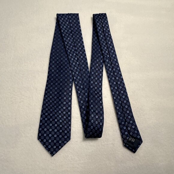 Joseph Abboud Blue 100% Silk Men’s Neck Tie 60" X 3" - Picture 8 of 9